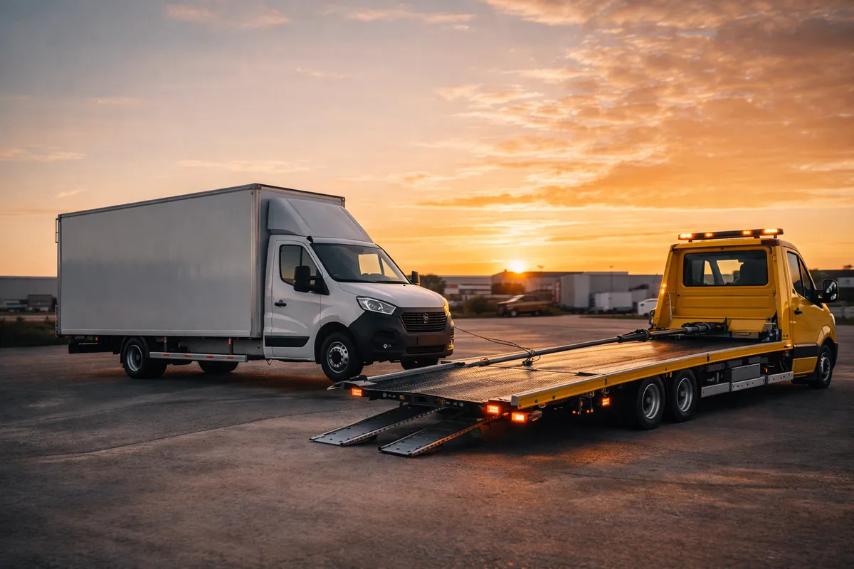 Remorquage camion 20 m³ grand volume en Île-de-France