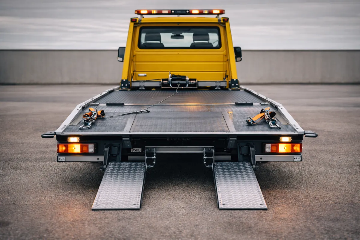 Vérification des gabarits pour remorquage et dépannage